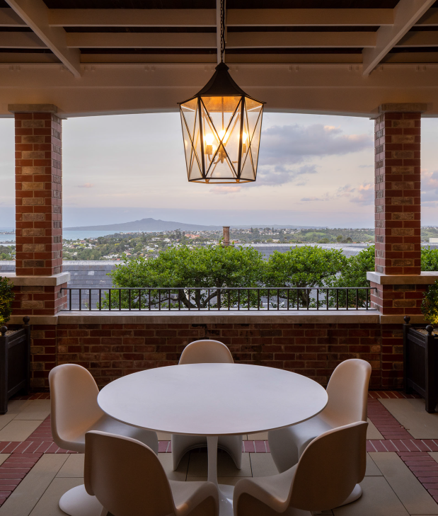 Exterior lower loggia looking North SIMON FILE R5 2 AA6769